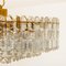 Gilt Brass & Glass Palazzo Pendant Light attributed to J. T. Kalmar for Kalmar, Austria, 1970s 19