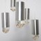 Bullet Kristal-Lit Stepped Pendant Cluster from Raak, 1970s 9