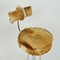 Swivel Barstools in Chrome and Goatskin, 1960s, Set of 3, Image 10