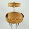 Swivel Barstools in Chrome and Goatskin, 1960s, Set of 3 6