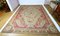 Large French Louis XVI Baubusson Rug with Flower Cartridge, 1890s, Image 9