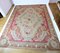 Large French Louis XVI Baubusson Rug with Flower Cartridge, 1890s 11