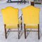 Armchairs in Carved Wood and Yellow Velvet, 1980s, Set of 2 7