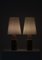 Lampes de Bureau Scandinaves en Grès attribuées à Okela, Danemark, 1970s, Set de 2 8