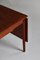 Modern Danish Teakwood & Brass Drop Leaf Desk attributed to Kaj Winding, 1960s 11