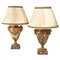 19th Century Pink Marble Lamps, Set of 2, Image 1