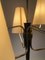 Lámpara colgante austriaca Mid-Century de latón con pantallas de seda de Rupert Nikoll, 1965, Imagen 12