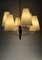 Mid-Century Austrian Pendant Lamp in Brass with Silk Shades from Rupert Nikoll, 1965 8