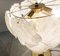 Lámpara de mesa vintage de hoja de Murano, años 70, Imagen 2