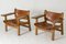 Spanish Chairs by Børge Mogensen for Fredericia Stolefabrik, 1960s, Set of 2 3