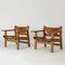 Spanish Chairs by Børge Mogensen for Fredericia Stolefabrik, 1960s, Set of 2 1