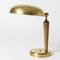 Modern Swedish Brass Table Lamp, 1940s 1