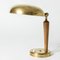 Modern Swedish Brass Table Lamp, 1940s, Image 1