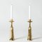 Mid-Century Brass Candleholders by Jens Quistgaard for Dansk Design, 1950s, Set of 2 1