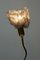 Italian Metal Woven Mesh Flower Table Lamp with Brass and Copper, 1970s 7