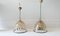 Italian A Tessere Chandeliers in Murano Glass by Barovier & Toso, 1970s, Set of 2 3