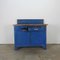 Vintage Brocante Blue Worktable 5