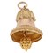 18 Karat Rose Gold Bell Charm Pendant, 1900s 1