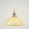 Art Deco Cream Opaline Glass and Brass Pendants, Sweden, 1940s, Set of 2 11