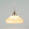 Art Deco Cream Opaline Glass and Brass Pendants, Sweden, 1940s, Set of 2 12