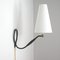 Adjustable Black Brass and Bakelite Wall or Table Lamp attributed to Kaare Klint, 1950s 7