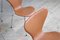 Butterfly Dining Chairs in Cognac Leather by Arne Jacobsen for Fritz Hansen, Denmark 1979, Set of 6 10