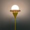 Italian Modern Yellow Metal Thin Floor Lamp, 1980s 5