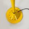 Italian Modern Yellow Metal Thin Floor Lamp, 1980s, Image 11