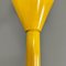 Italian Modern Yellow Metal Thin Floor Lamp, 1980s, Image 9