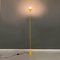 Italian Modern Yellow Metal Thin Floor Lamp, 1980s, Image 4