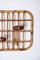 Abrigo italiano de bambú y ratán de Olif Von Bohr, años 60, Imagen 9