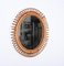 Specchio da parete Mid-Century rotondo in vimini di Franco Albini, Italia, anni '60, Immagine 12
