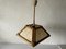 Lámpara colgante Cocoon alemana de bambú, años 60, Imagen 3