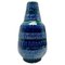Vase Vintage en Vernis Bleu et Vert par Bitossi, 1970s 1