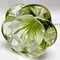 Grüne Sommerso Tischlampe aus Kristallglas von Val Saint Lambert, 1953 8