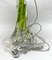 Grüne Sommerso Tischlampe aus Kristallglas von Val Saint Lambert, 1953 4