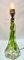 Grüne Sommerso Tischlampe aus Kristallglas von Val Saint Lambert, 1953 11