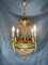 French Empire Brass Chandelier, 1920s, Image 4
