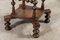 French Bobbin Table in Marble and Oak, 1870 12