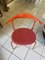 Roter Vintage Beistellstuhl von Carl Hansen 3