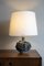 Danish Decorative Organic Table Lamp in Stoneware by Bodil Marie Nielsen, 1960s 6