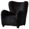 Mid-Century Lounge Chair in Shearling Lambswool in the Style of Märta Blomstedt, 1950s 1