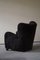 Mid-Century Lounge Chair in Shearling Lambswool in the Style of Märta Blomstedt, 1950s, Image 12