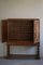 Danish Modern Sculptural Geometric Cabinet in Walnut, 1920s 7