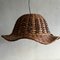 Vintage Handmade Wicker Pendant Lamp, Image 1