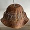 Vintage Handmade Wicker Pendant Lamp 9