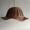 Vintage Handmade Wicker Pendant Lamp 3