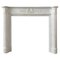 Mantle in White Carrara Marble, Image 1