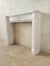 Mantle in White Carrara Marble 3