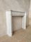 Mantle in White Carrara Marble 8